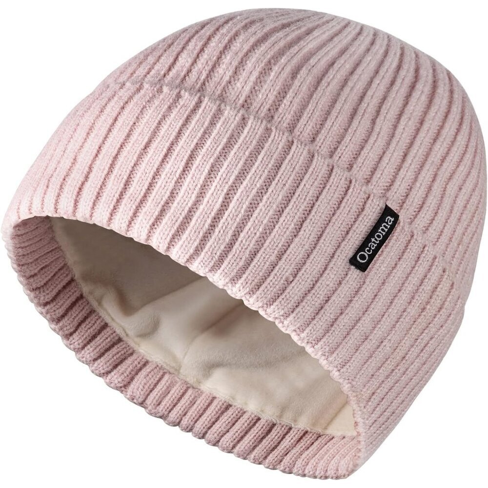 Unisex Knit Beanie Warm Winter Hat Soft Acrylic Polyester Nylon